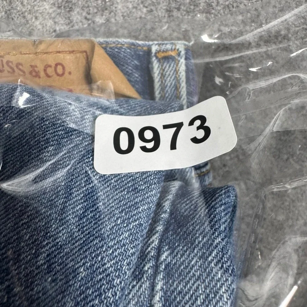 Levis‎ 501 Original Fit Mens Blue Straight Leg Denim Jeans 34x31 Medium Wash